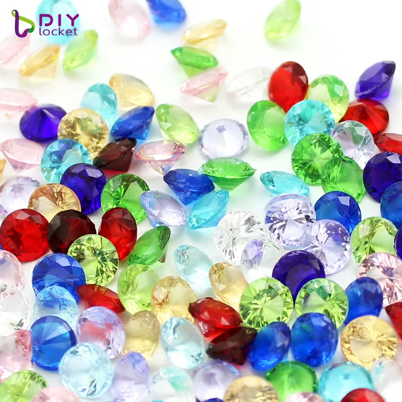 

120PCS Colorful Round 5mm Birthstone Floating Charms Fit Floating Charm Locket LSFC112