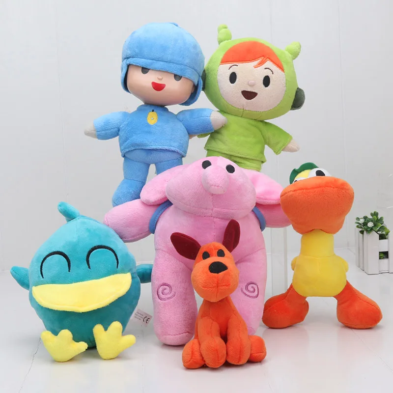 Pocoyo peluche jouets Pocoyo Nina Pato Elly jouets en peluche Loula Elepant chien canard Animal bon jouet pour les enfants