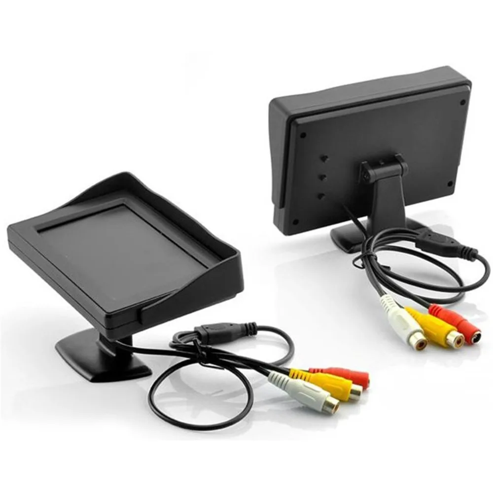  4.3inch Car-styling TFT LCD Car Monitor Reverse Rearview Color Camera DVD VCR CCTV Auto Parking Ass - 32938674034