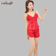 M-3XL плюс Размеры Новое поступление сексуальные Для женщин пижамные комплекты; топ короткие штаны комплект из двух предметов, комплект одежды для сна; сезон лето одежда для сна Женский Горячая E950