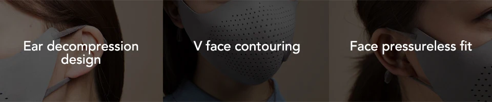 Xiaomi Mijia AirPOP Airwear Mask Light 360 PM2.5 Anti-Pollution Anti-haze FaceMask Material Antibacterial AIRWEAR Filter (17)