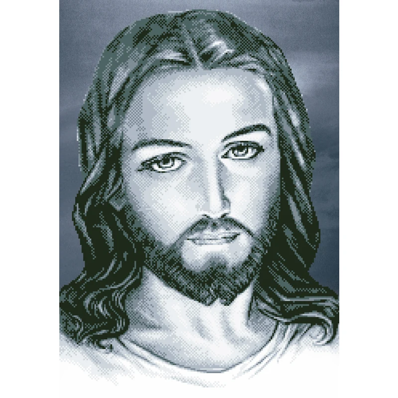 

5D DIY Diamond Painting Full Round Rhinestones Cross Stitch Embroidery Kit "Jesus" Mosaic Needlework Decoration Gift