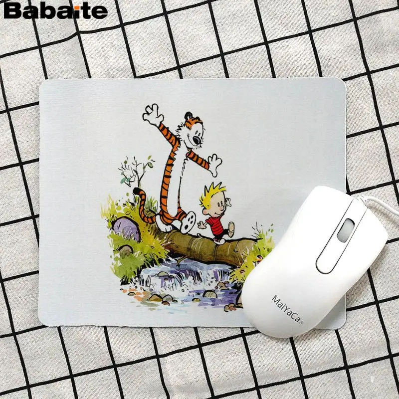 Babaite крутой новый Calvin Hobbes силиконовый коврик для мыши хит продаж оптовая продажа