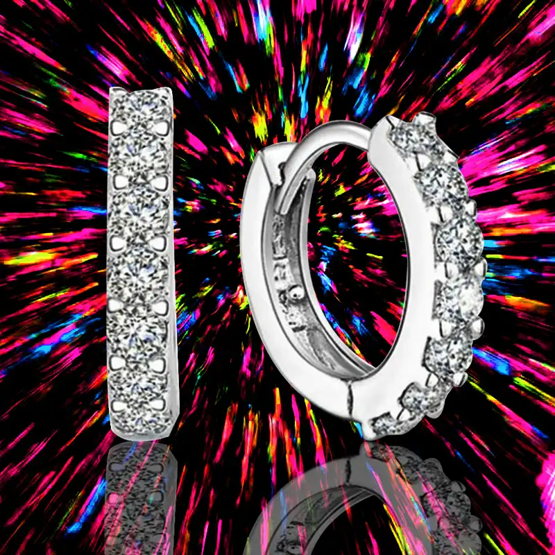 925 Стерлинговое серебро Женская циркониевая серьги Han edition Новые женские хрустальные серьги ювелирное украшение с оригинальным дизайном xh-010