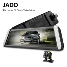 JADO D800s X4 поток зеркало заднего вида LDWS gps трек 10 ips сенсорный экран Full HD 1080P Автомобильный видеорегистратор