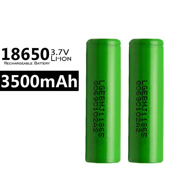 4 шт. kingwei 18650 для LG MJ1 зеленый 3.6 В 10A разряда 3500 мАч литиевых безопасности Батарея для электронная сигарета PowerBank