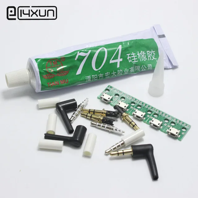 1pcs 704 Electronic Devices Silicone Rubber High Temperature White