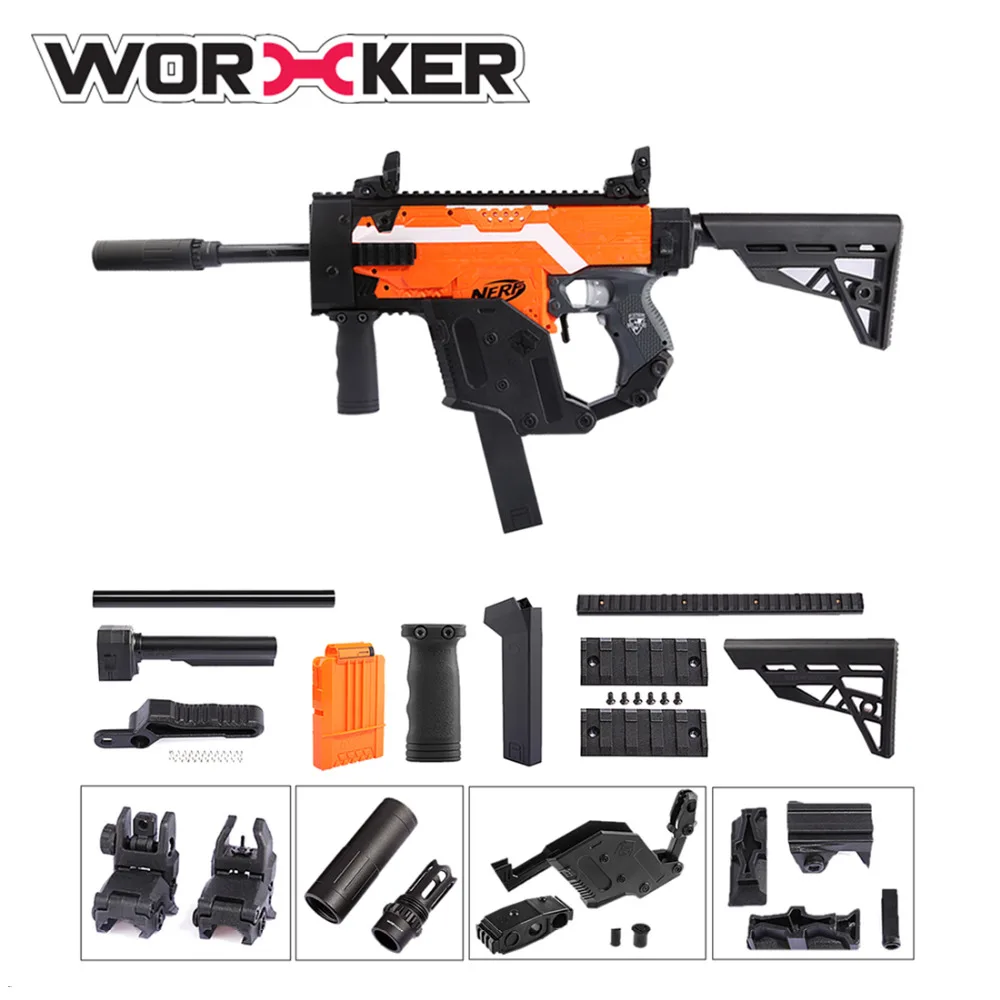 

Worker Updated Version Modified Cover Kit for Nerf Stryfe Professional Toy Gun Accessories - Black