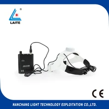 Высокая интенсивность головная повязка 3 Вт Медицинский СВЕТОДИОДНЫЙ хирургический Налобный фонарик для ENT использовать бесплатно shipping-1set