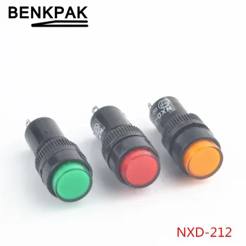 

10pcs 12mm Indicator Pilot Signal Light Round Lamp NXD-212