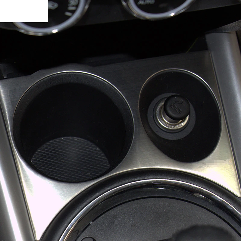 

Lsrtw2017 Stainless Steel Car Central Control Cup Slot Cigarette Lighter Panel for Mitsubishi Outlander Sport Asx RVR 2011-2019