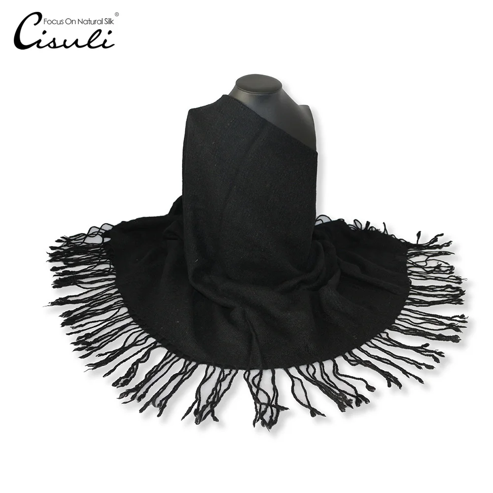 

CISULI 100% Wool Shawl 122X122cm Square Shawl Women Winter Scarf Warm Shawl Fashion Wool Scarf Buy 1 Get 1 Free