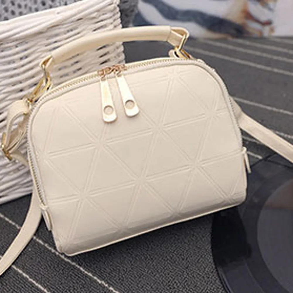 

Women's Fashion Handbag Shoulder Bag Simple Lady Tote Purse PU Leather Women Messenger Crossbody bag Bandolera F