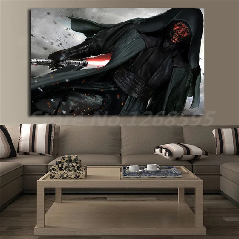 HD Print Star Wars The Force Awakens Art Home Decor Oil Painting on Canvas 16x24