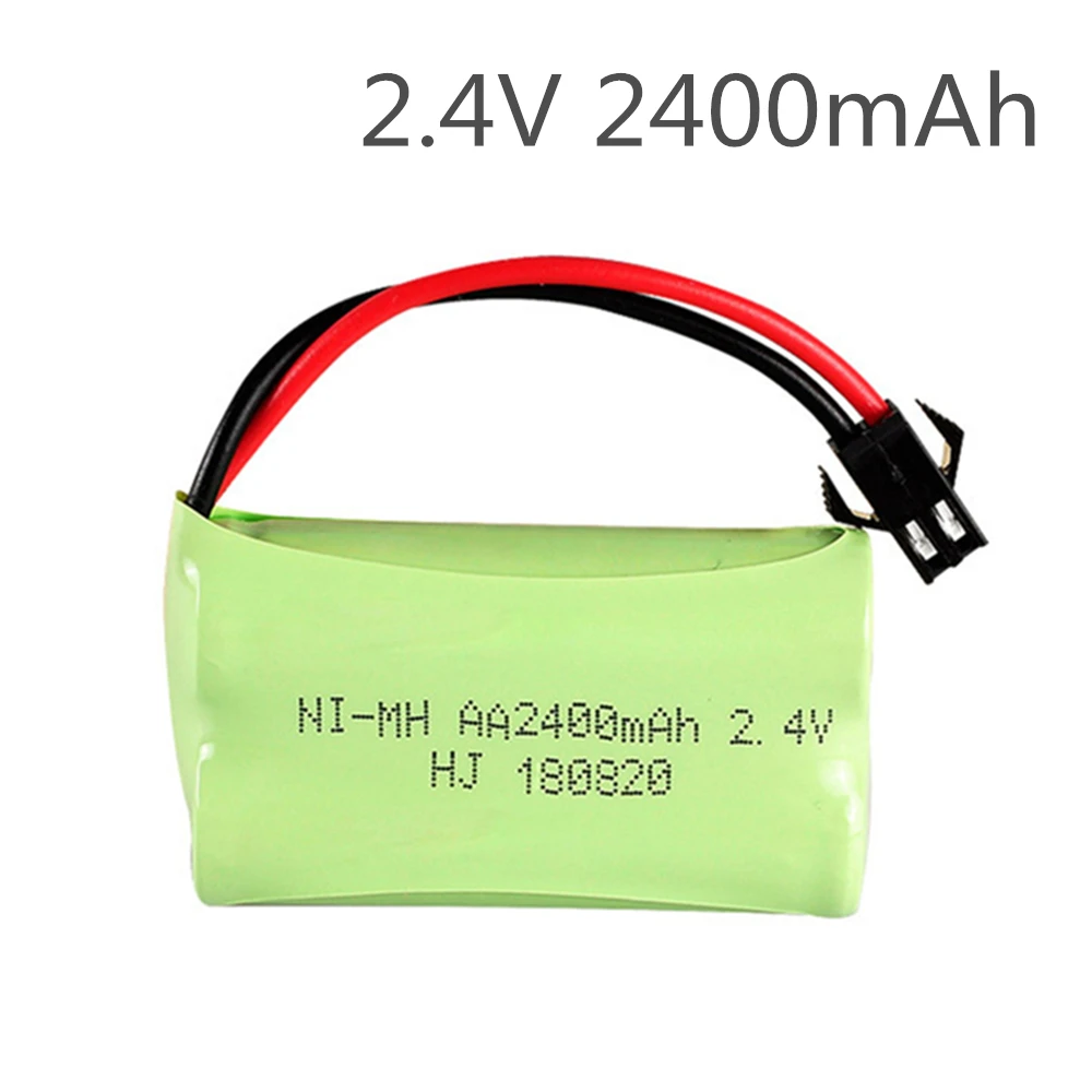 1 шт. Аккумулятор aa Ni-MH 2,4 V 2400 mAh/aa Аккумуляторная батарея для радиоуправляемых электрических игрушек Электрический инструмент/2,4 v nimh аккумулятор