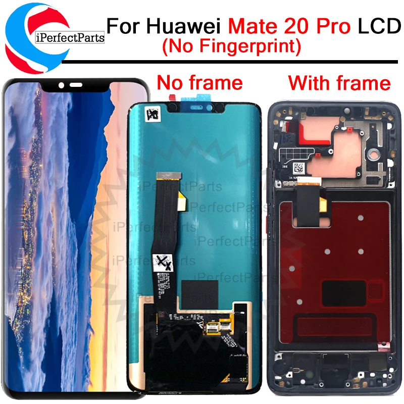 6,39 ''lcd для huawei mate 20 Pro lcd экран с рамкой кодирующий преобразователь сенсорного экрана в сборе Замена lcd с рамкой