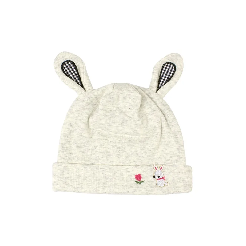 Cotton Newborn Baby Hat With Ears Cartoon Rabbit Soft Baby Beanie Boys Girls Tire Cap Solid Comfortable Newborn Beanie Hat 2018 (20)