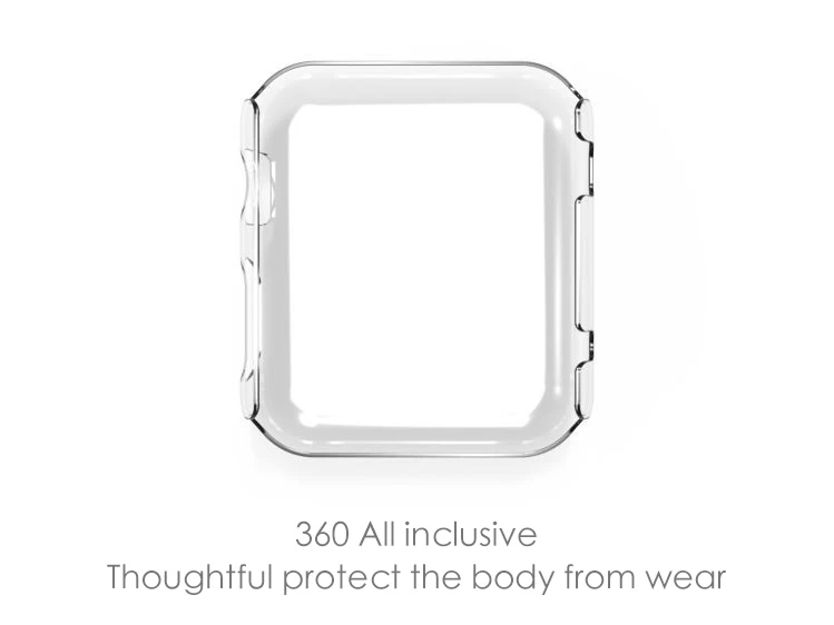 38/42/40/44mm кристалл ультра тонкий жесткий ПК Пластик прозрачный тонкий прозрачный чехол для Apple Watch Series 1/2/3/4