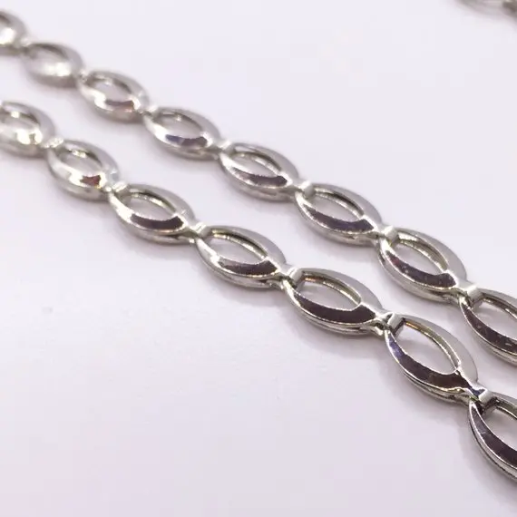 2 meter silver tone 6x12 mm Oval Chain Connector Big Chaintheof | Украшения и аксессуары