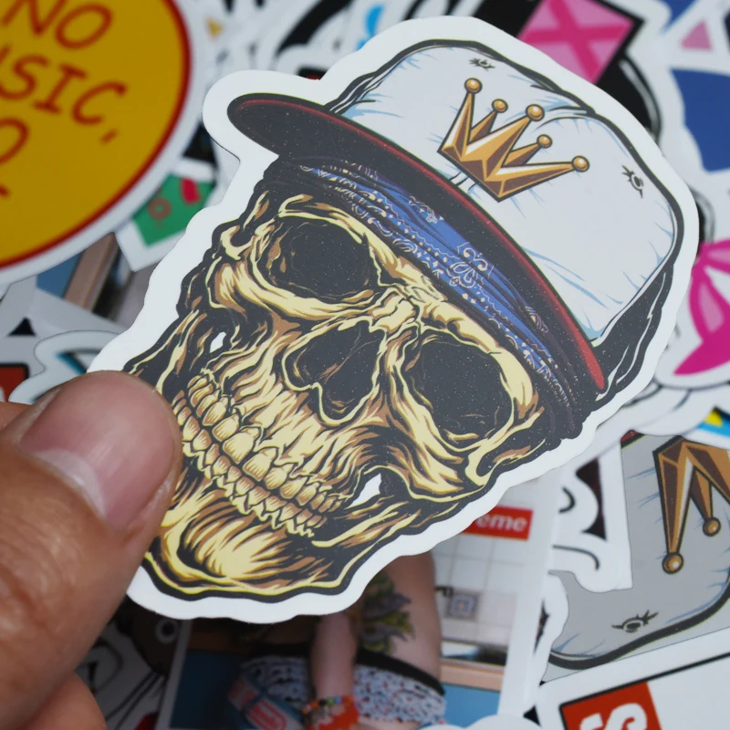 100 قطعة/الحزمة الكلاسيكية الأزياء الكتابة على الجدران ملصقات ل موتو سيارة و حقيبة بارد مضحك لعبة ملصقات ملصقات لوح التزلج ملصقا gxtz