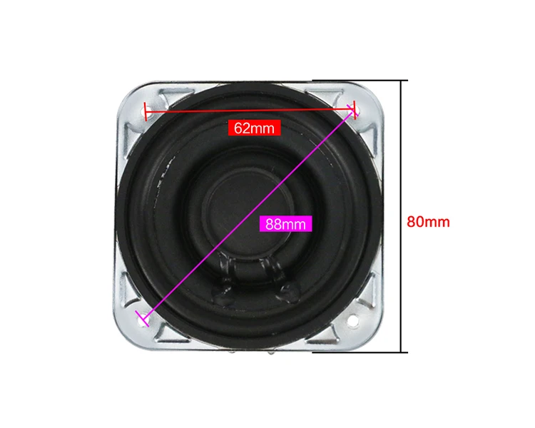 GHXAMP 3 дюйма 3OHM 20 Вт для НЧ-динамика полный диапазон Среднечастотный динамик низкочастотные бумажные горшки неодимовые голосовые катушки большой ход