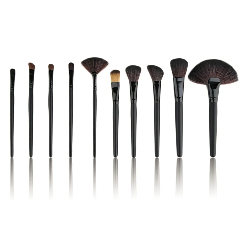 

2017 New Makeup Set 24 pcs Makeup Brushes Foundation Powder Eyeshadow Brush +1pc Cosmetic Puff +Black Bag Tool Kit