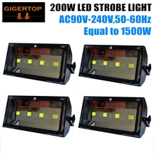 TIPTOP 4xlot CE по ограничению на использование опасных материалов в производстве Automic Led DMX 200 Вт сценический стробоскоп светильник Bulit в Мощность кабель Martin модель DMX 1/3/6 Режим управления 90 V-240 V
