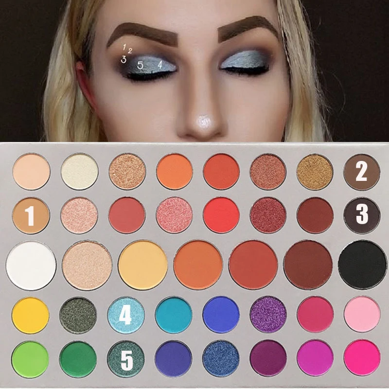 Professional 39 Colors Long Lasting Waterproof Shimmer Glitter Eye shadow Make up Palette Eye Shadow