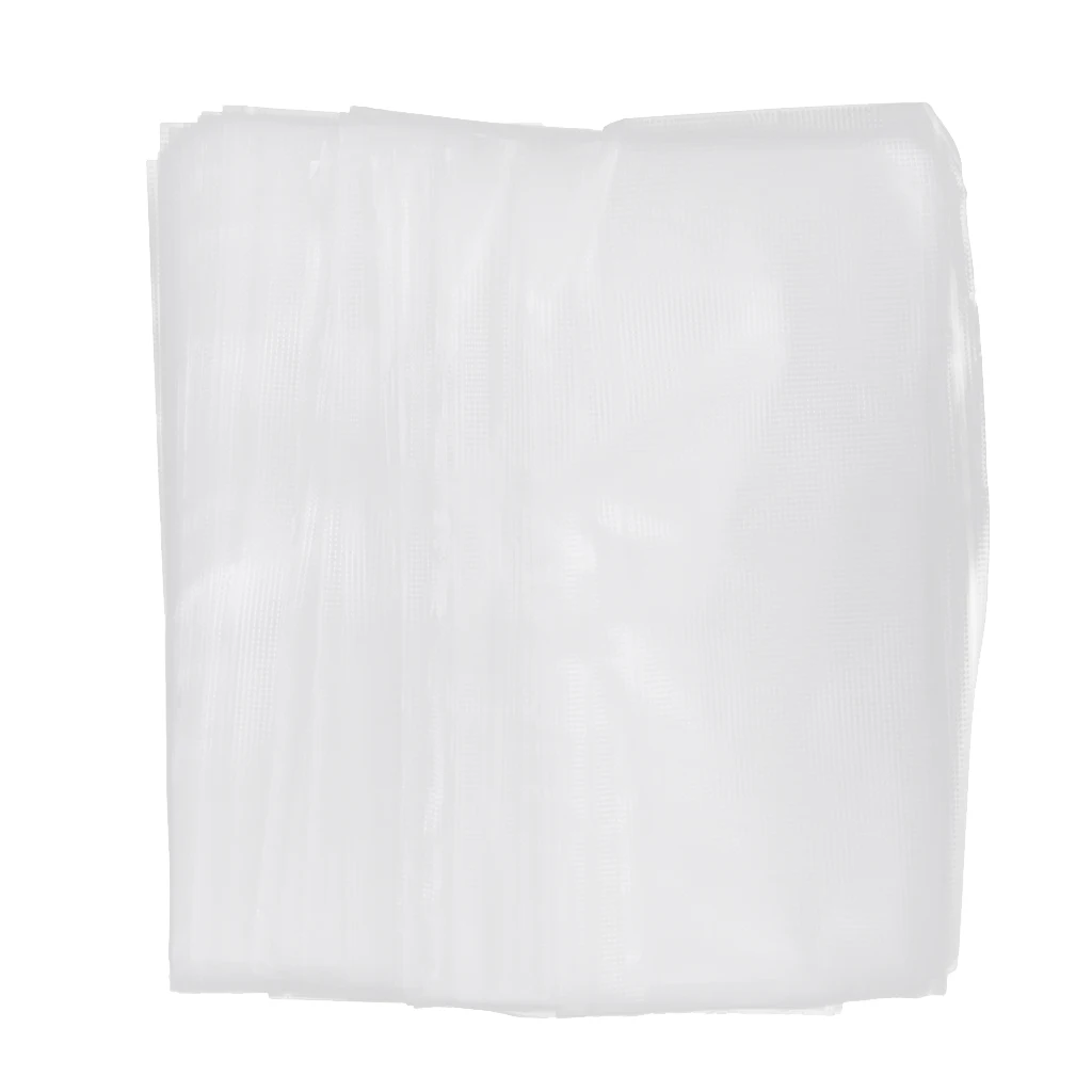200 Pieces Water Soluble Bag Fishing Bait Bags Stocking PVA Fast Dissolving Bags 6x12cm