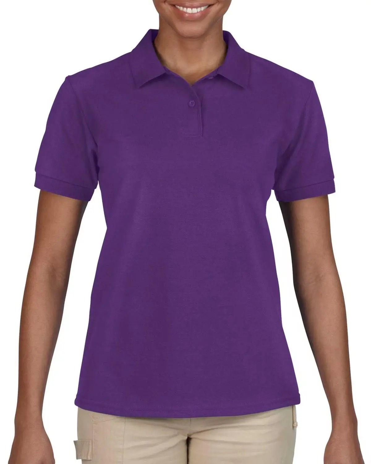 Dongking пользовательские Мужские Поло рубашка двойной Пике вязать хлопка Для женщин Полу Рубашка с короткими рукавами Рубашки для мальчиков Пользовательские печати логотип персонализированные команда подарок - Цвет: 08 Purple