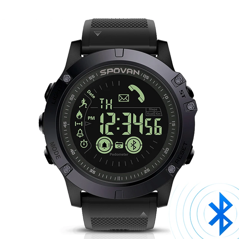 

Digital Smart Watch Men S Shock Running Pedometer Watches Mens LED Display Multifunction Bluetooth Sport Watch Waterproof