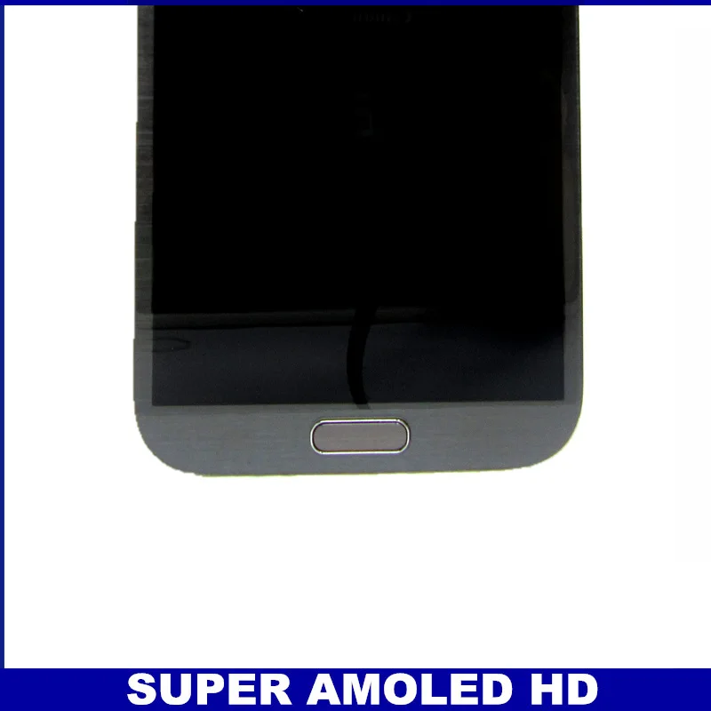 Для samsung Galaxy Note2 Note 2 N7100 Super AMOLED ЖК-дисплей сенсорный экран дигитайзер полная сборка с рамкой Замена стекла