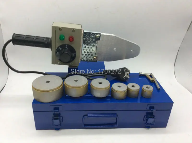 

free shipping the plastic welding equipment temperature controled PPR welding Machine AC 220V 800W 20-63mm to weld pipes