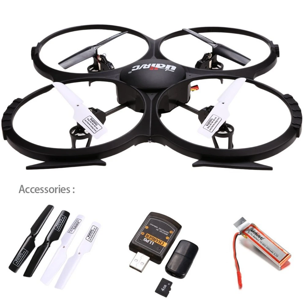 udi u818a 2.4 ghz 4 ch 6 axis gyro rc quadcopter with camera rtf mode 2