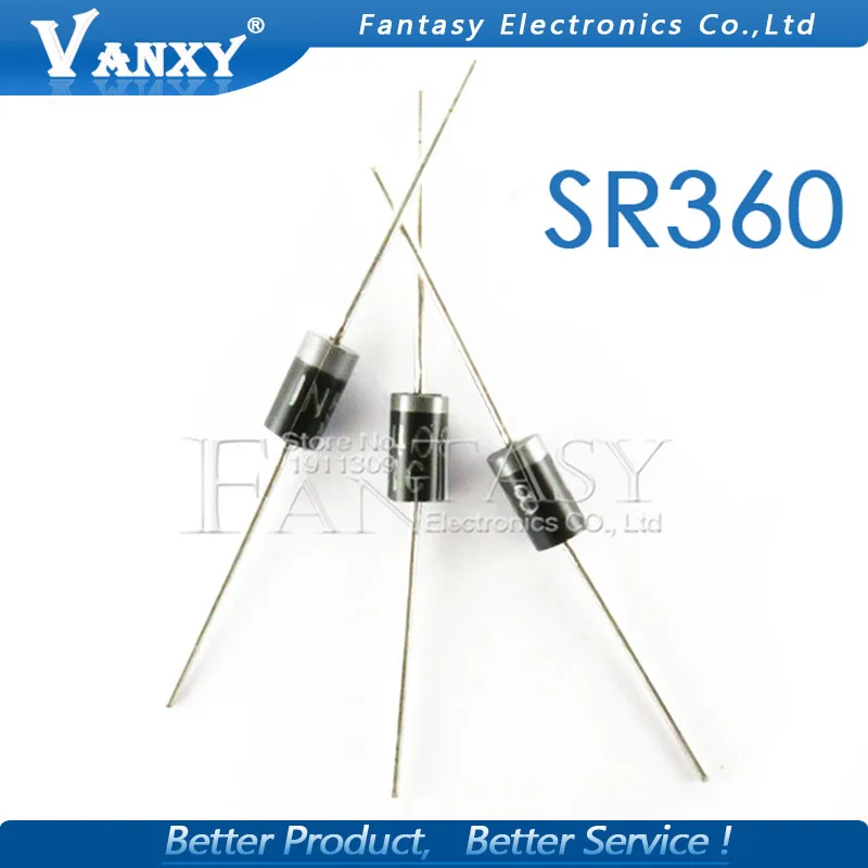 

20pcs High quality NEW DIP SR360 Schottky diode 3A / 60V