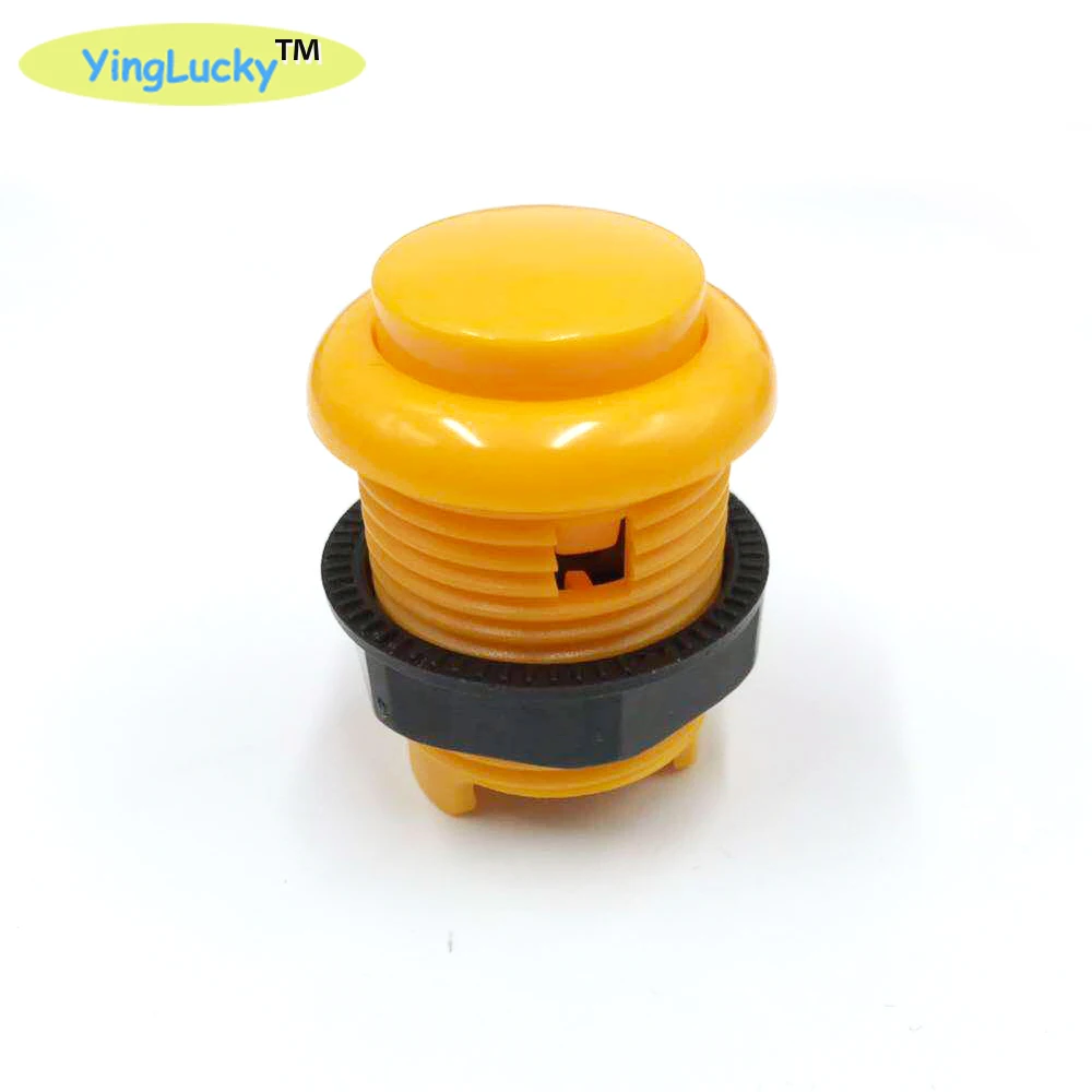 50pcs 1 팩 아케이드 버튼 크롬 28mm 너트 게임 푸시 버튼 플레이어 시작 버튼 게임 액세서리 아케이드 버튼 라이트