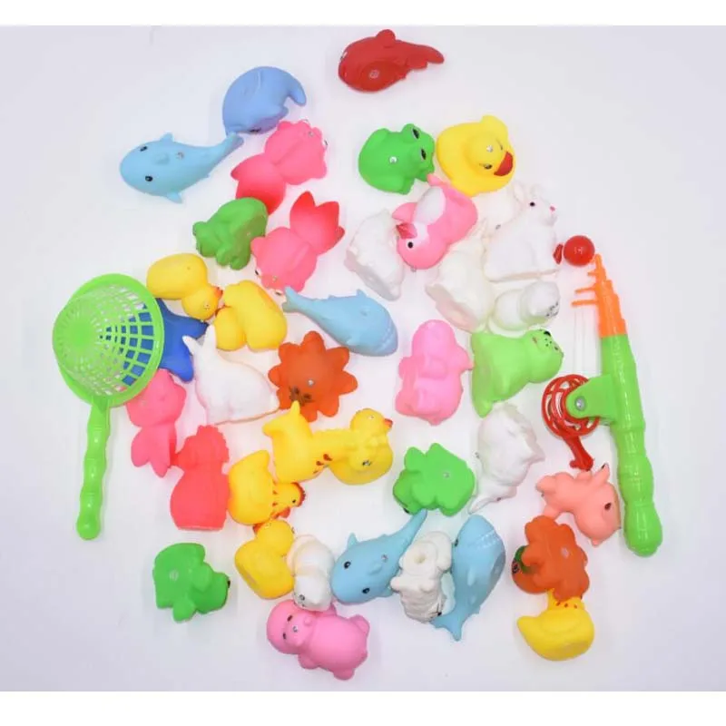 New-12pcs-Set-Magnetic-Fishing-Toy-Game-Kids-1-Rod-1-net-10-3D-Sound-Fish
