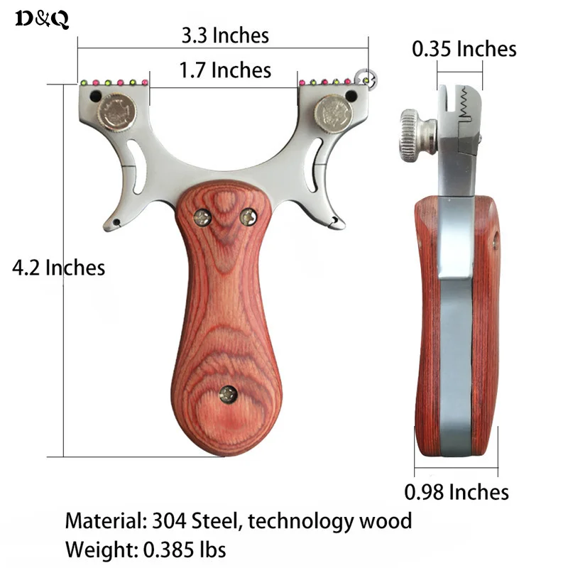 

Powerful Catapult Slingshot Catapult With 10pcs Slingshots Rubber Band Solid Shooting Fishing Sling Shot Hunting Slingshot Wood