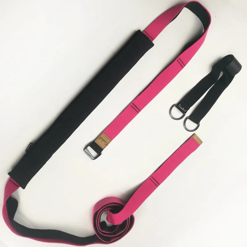 Elastic Rope Fitness Pull Yoga Polyester Cotton Adjustable D-Ring Gym Waist Leg Dance Training Door Card Belts | Спорт и развлечения