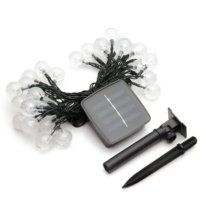 10pcs-lot-6m-Solar-powered-Led-String-Light-30LEDs-Crystal-globe-Bubble-Fairy-Strand-ball (1)