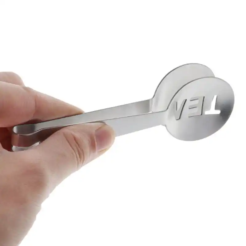 Tea Bag Squeezer Filter Stainless Steel Infuser Strainer Tong New Kitchen Tool