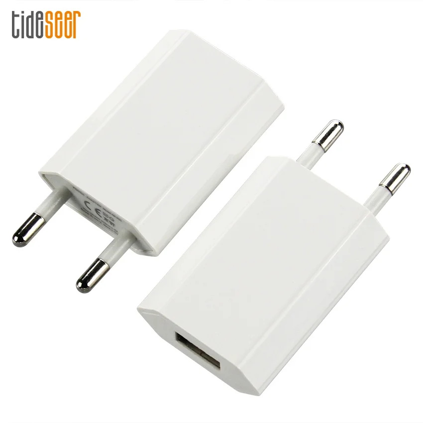 

10pcs/lot EU Wall Charger USB Plug 5V 1A AC White Micro USB Power Adapter For Iphone X 8 7 5 6 Onplus Xiaomi Samsung HTC LG
