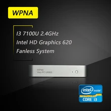Ргнс офисный компьютер неттоп intel core i3 ux830 7100u hd graphics ирис 620 4 К HDMI WIFI Windows 10 Мини-Пк Все В один