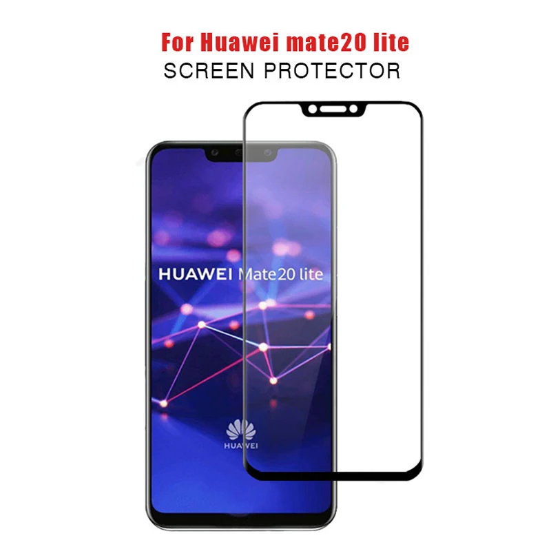 Защитное стекло для huawei mate 20 lite, стеклянный чехол-накладка для huawei mate 20 lite mate20lite, коврик 20 lite, защитное стекло