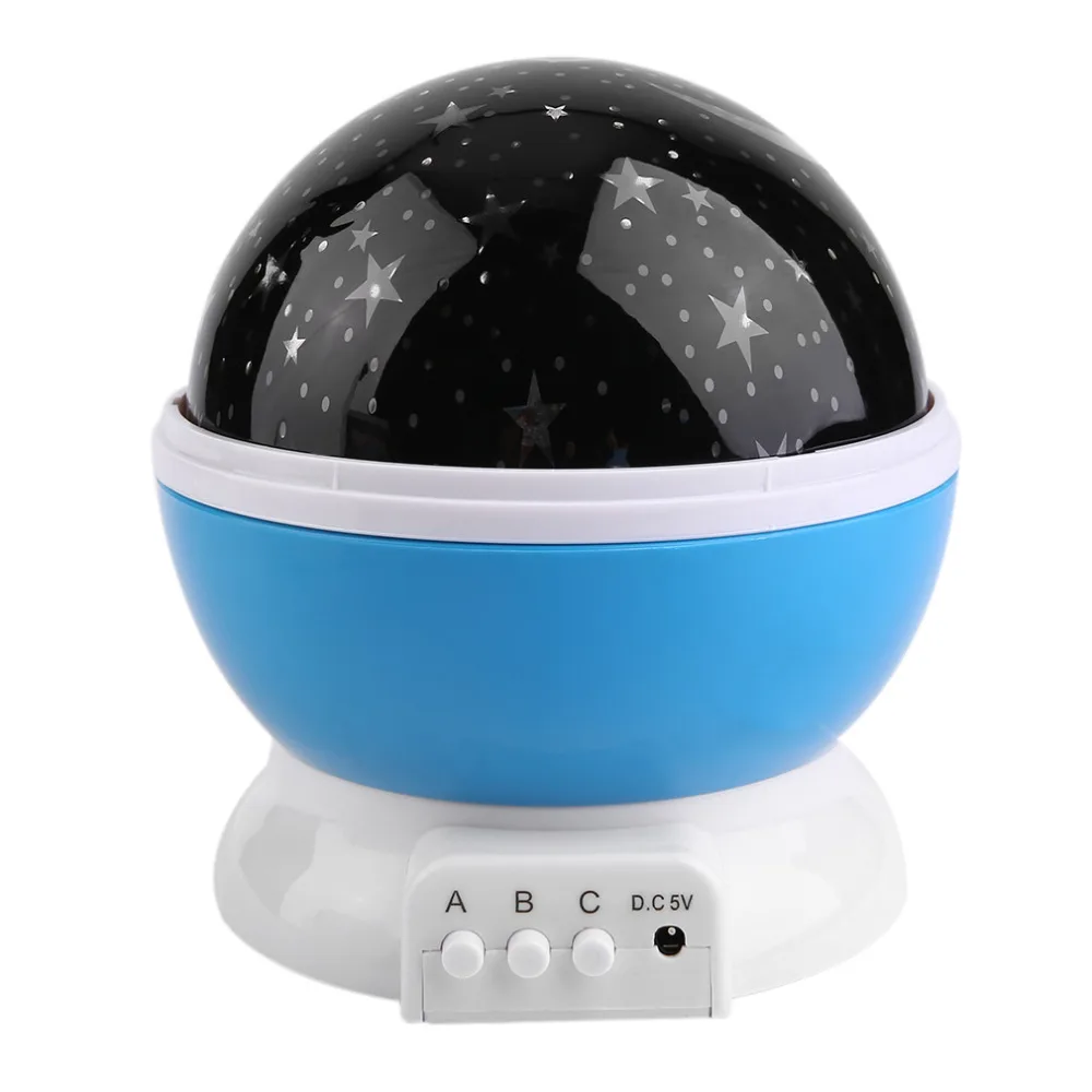 Звезд звездное небо светодиодный Ночной Светильник проектор Луна лампы Батарея USB подарки для детей Дети Спальня лампа проектора