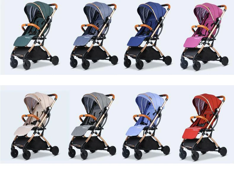 Carrinho de Bebê Presentes do Bebê Original Super Leve Bebê Guarda-chuva Carrinho Pode Sentar Mentir Dobrável Frete Grátis 6.9kg 4 Cheap Carrinho para bebê leve