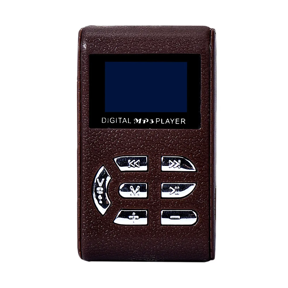 Красивый подарок Фирменная Новинка USB мини MP3 плеер ЖК-дисплей Экран Поддержка 32 ГБ Micro SD карты памяти dec08