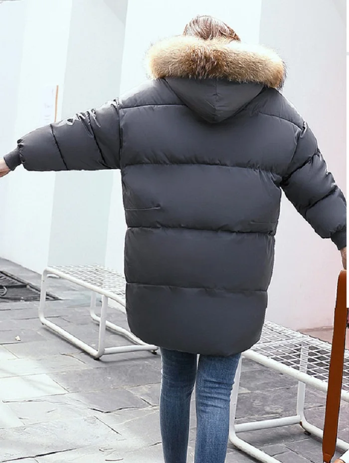 2017 winter hot sales hooded  jacket women clothing cotton + size 3 xl warm coats street fashion wind coat  women+17