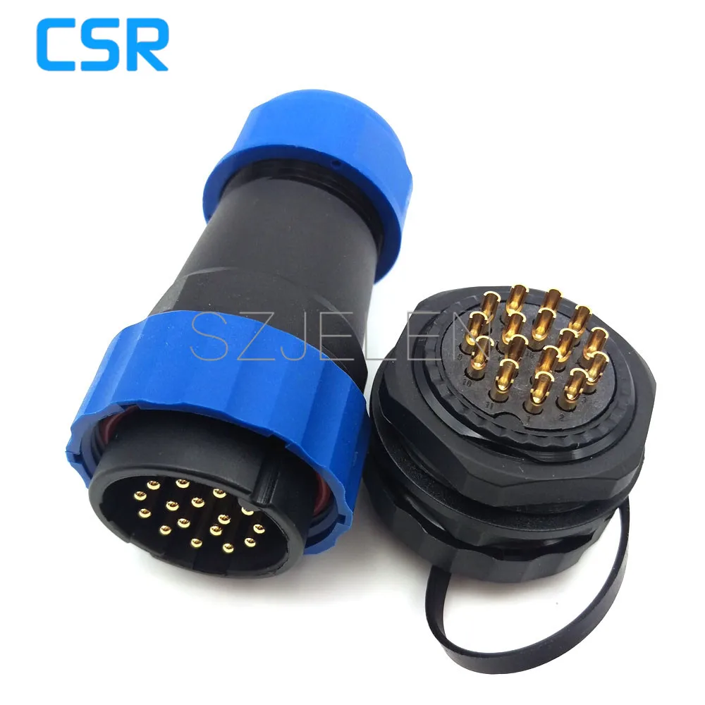 SD28TP ZM 16 контактный водонепроницаемый разъем и для светодиодного кабеля IP67