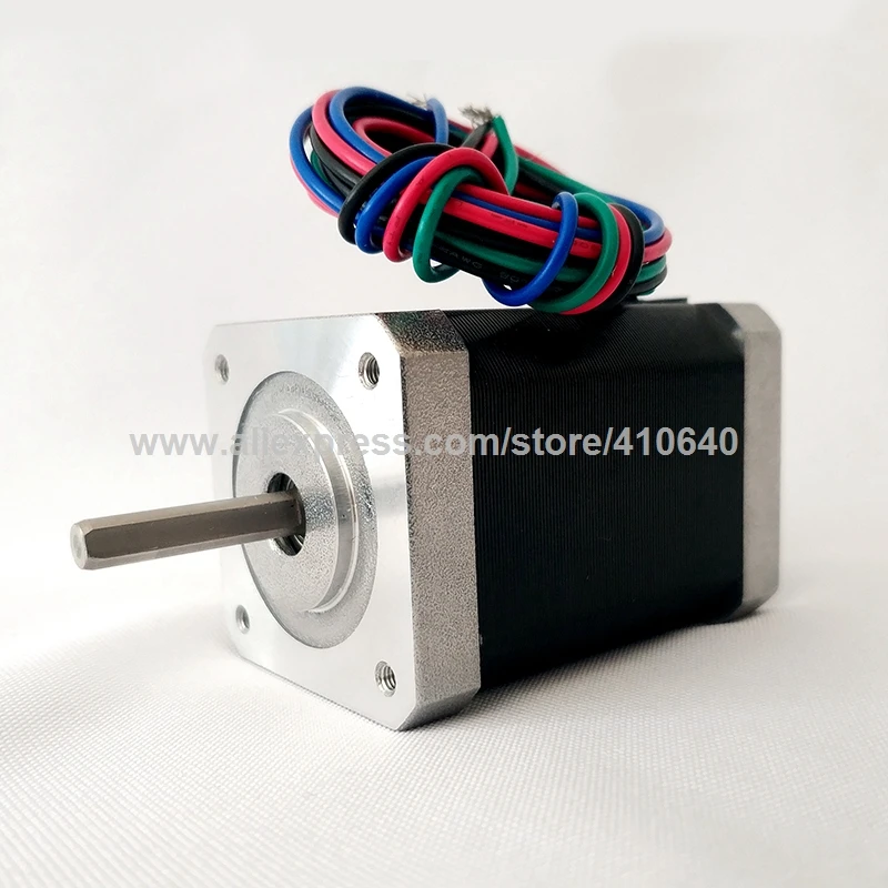 

NEMA17 Stepper Motor 17HS241504SS 1.5A 1.8 deg 70 N.cm Torque 60mm Length 5mm Shaft Suitable for 3D Robot or Other Machines